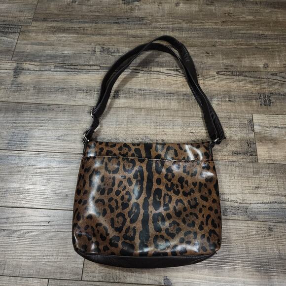 Leopard print Relic purse handbag pockets good condition E - Picture 2 of 7